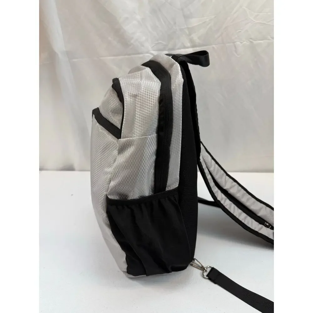 SPOENGRU Small Backpack for Women Men, Convertible Sling Backpack Grey